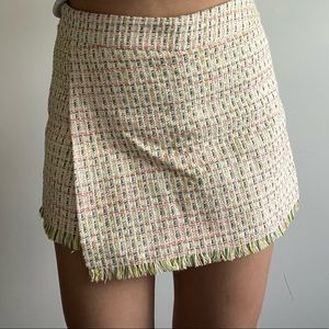 Zara Tweed Skort